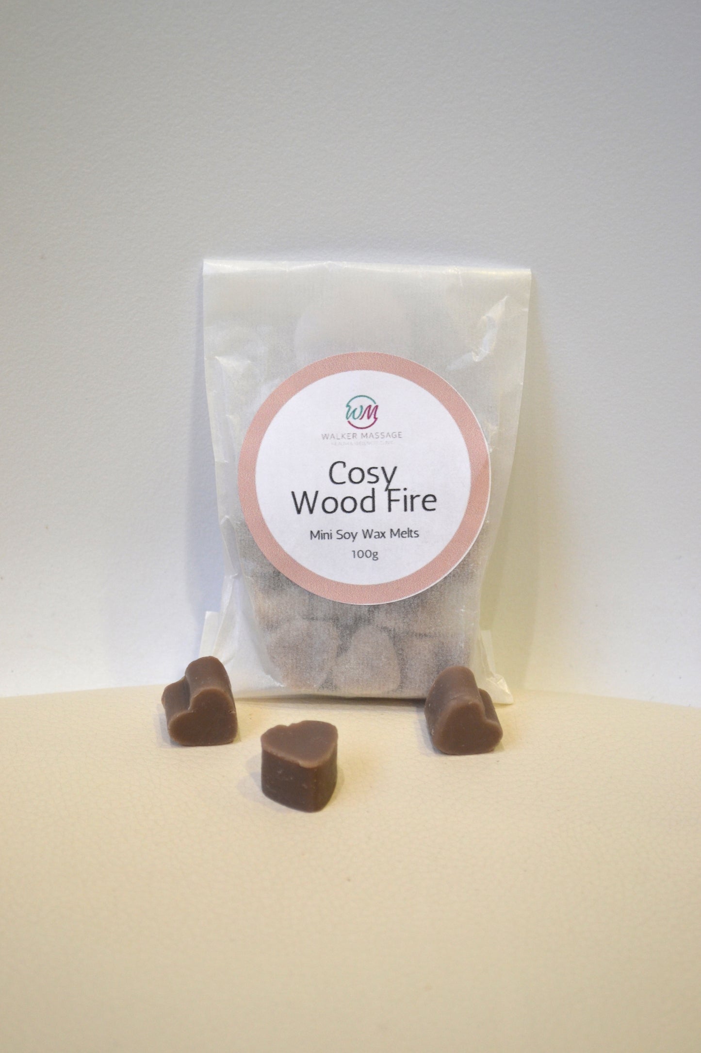 Cosy Wood Fire - Mini Wax Melt Hearts Bag