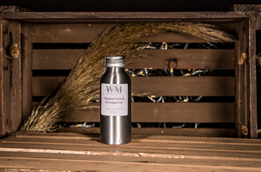 Peppermint & Eucalyptus - Reed Diffuser Refill 100ml