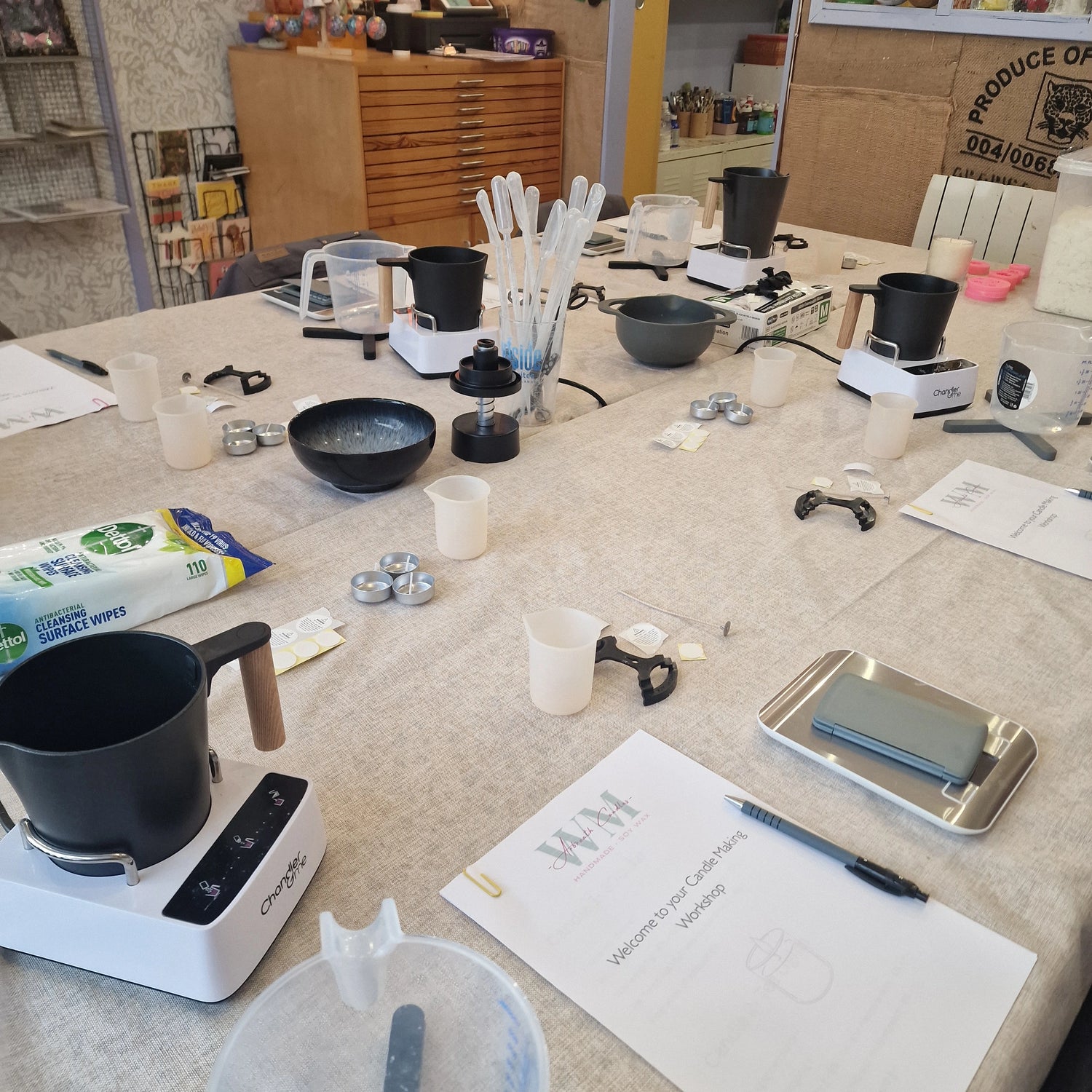 In-Person Candle Making Workshops