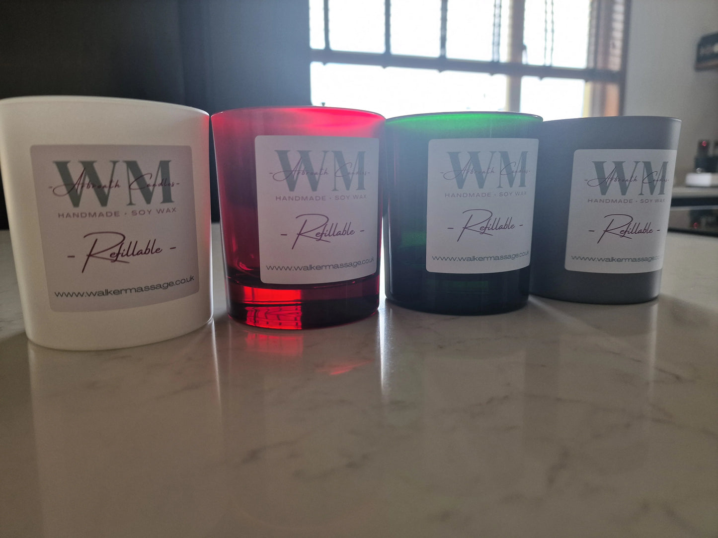 Refillable Jar - Matt White