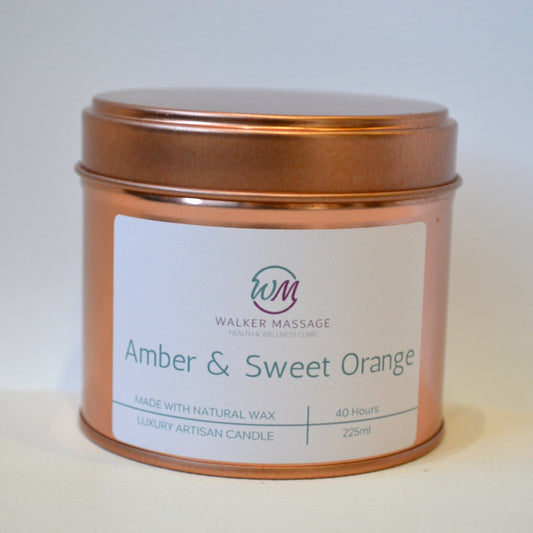 Amber & Sweet Orange Tin - 225ml