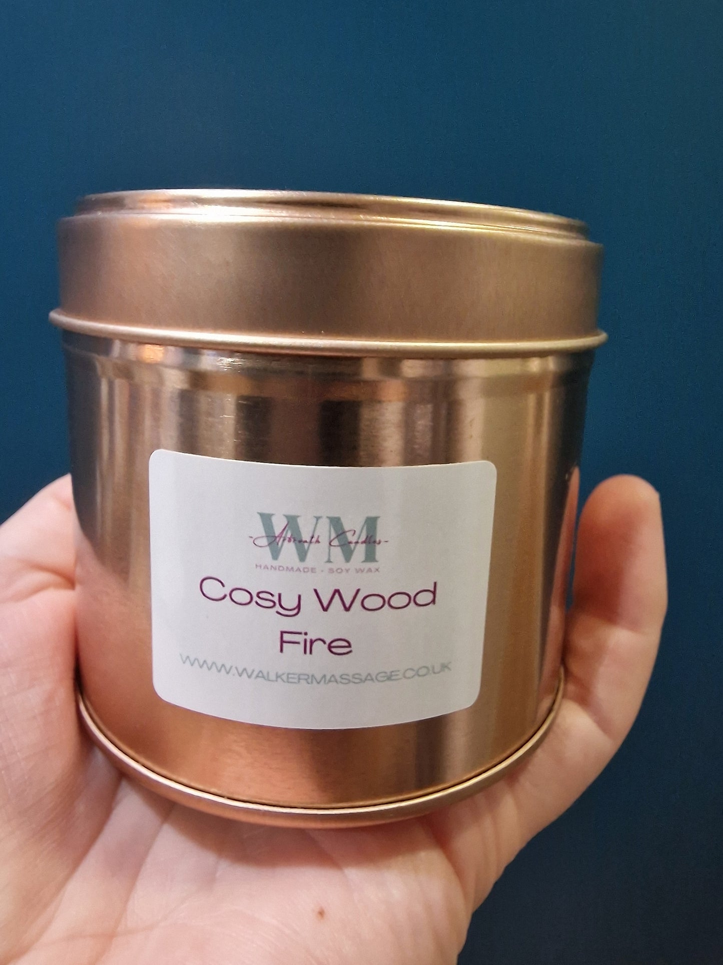 Cosy Wood Fire- Small tin