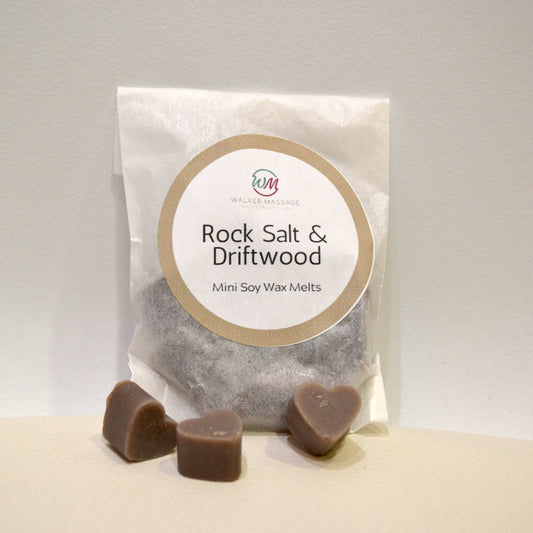 Rock Salt & Driftwood - Mini Wax Melt Hearts Bag